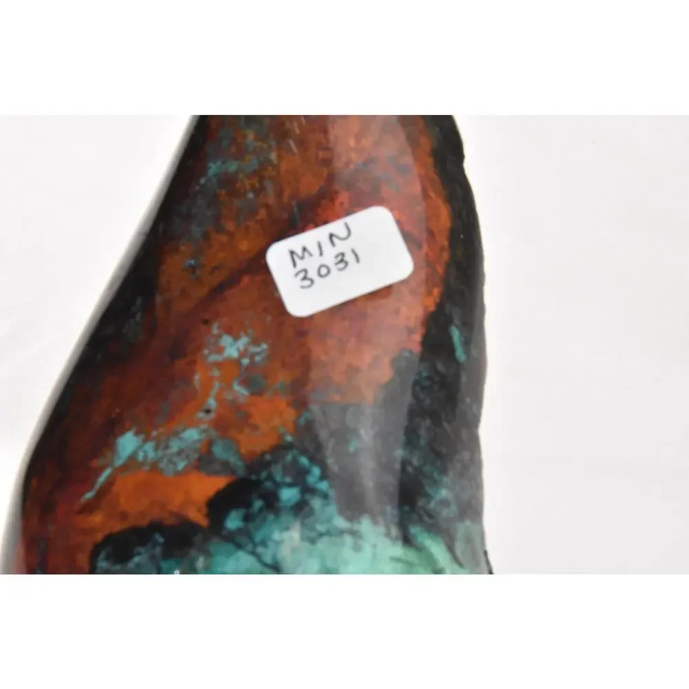 Sonora Sunset Standup Polished Free Form Rock | Mineral Specimens, Orange Teal